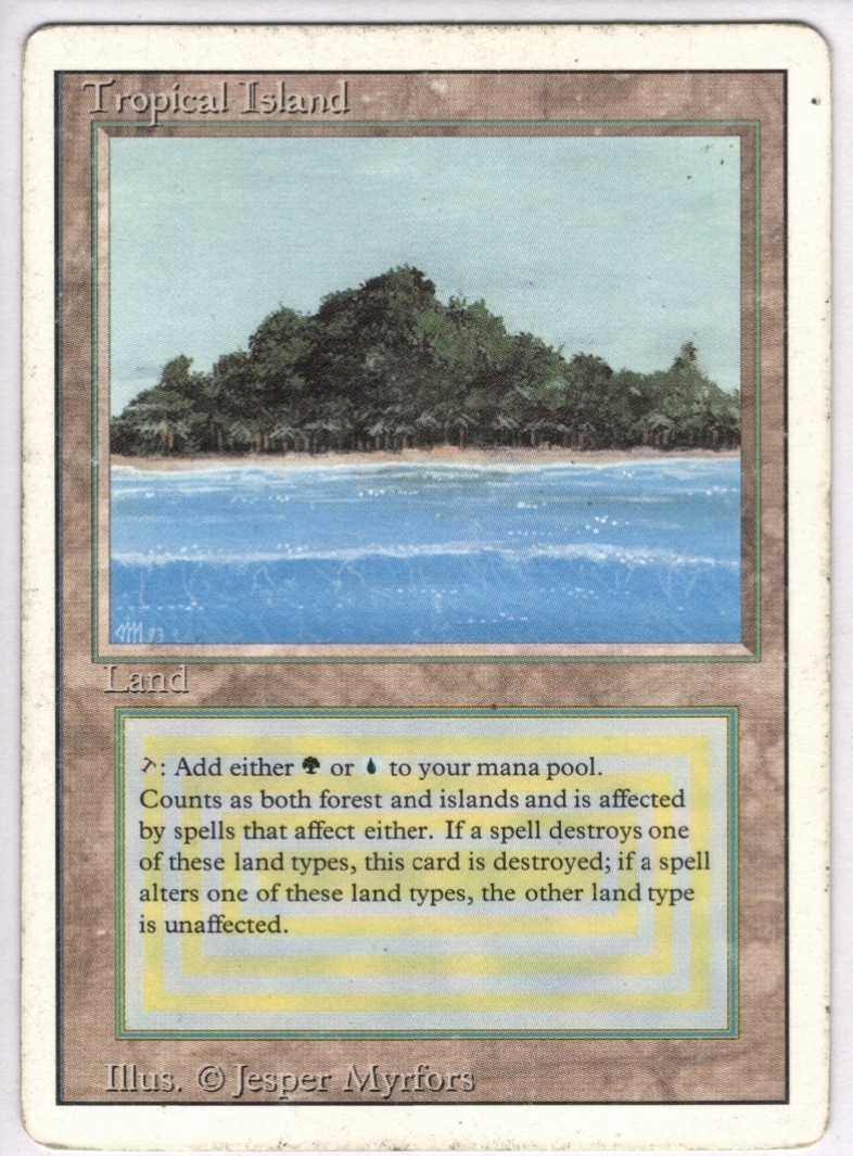 3ED)Tropical Island(HP)(EN)/(未訳) | 未登録 | ドラゴンスター 