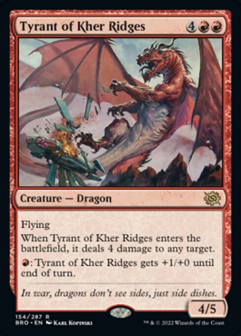 (BRO)Tyrant of Kher Ridges(F)/カー峠の暴君