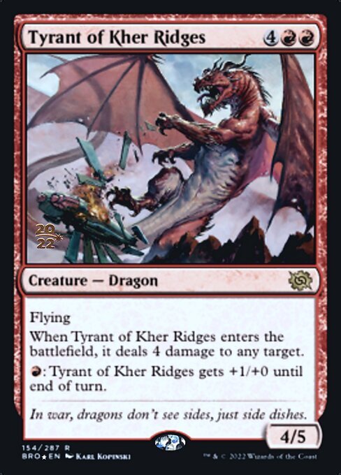 (BRO)Tyrant of Kher Ridges(年度入)(F)/カー峠の暴君