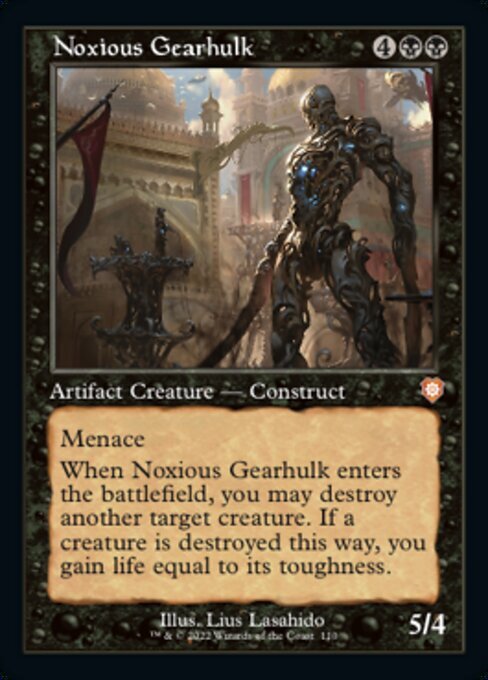 (BRC)Noxious Gearhulk(旧枠)/害悪の機械巨人