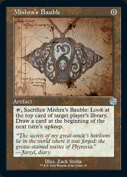 BRR)Mishra's Bauble(旧枠)(設計図)/ミシュラのガラクタ | コモン 
