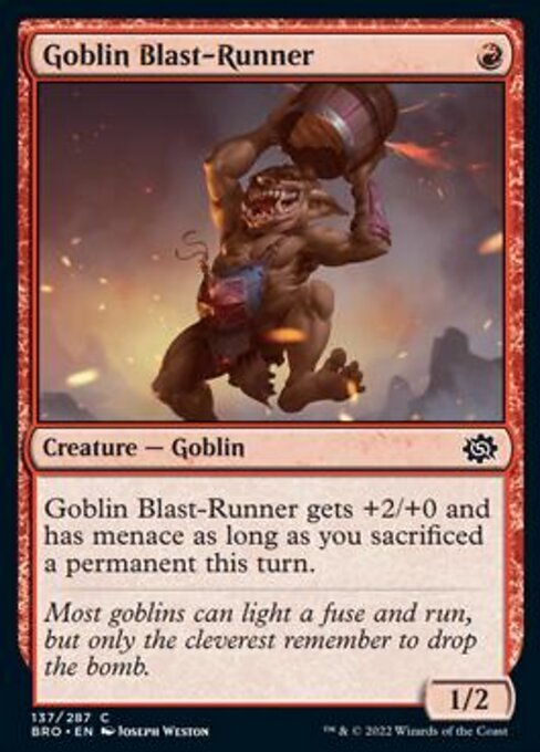 (BRO)Goblin Blast-Runner/ゴブリンの爆風走り