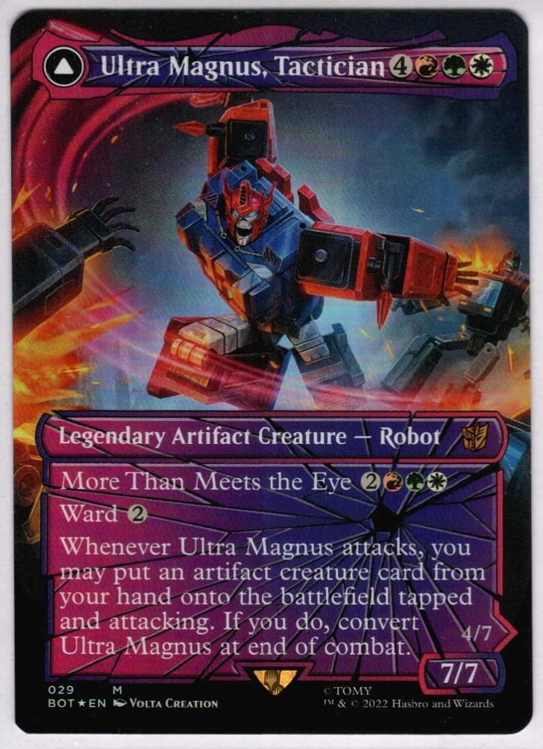 (BOT)Ultra Magnus Tactician(ボーダーレス)(シャッタードグラス)(F)/戦術家、ウルトラマグナス | (FOIL