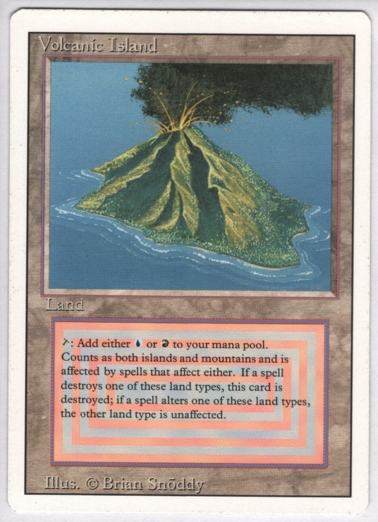 (3ED)Volcanic Island(NM-)(EN)/(未訳)