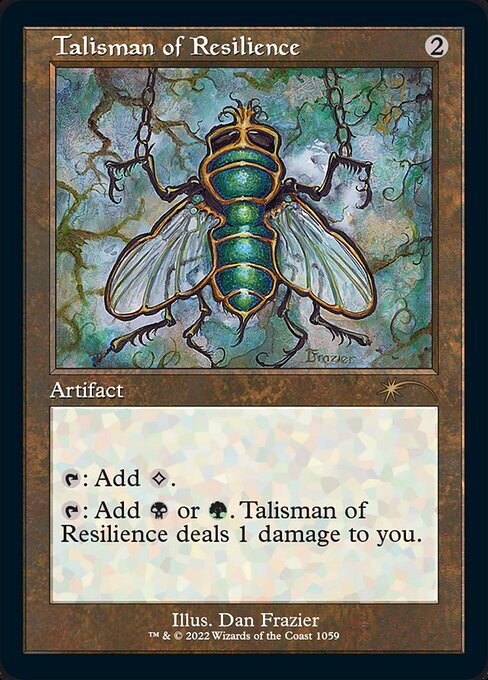 (SLD)Talisman of Resilience(エッチング)(F)/反発のタリスマン