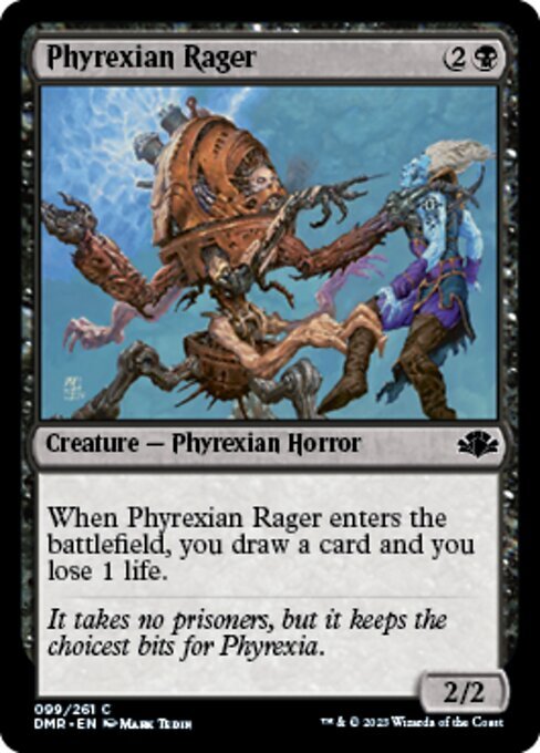 (DMR)Phyrexian Rager/ファイレクシアの憤怒鬼