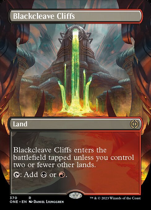 (ONE)Blackcleave Cliffs(370)(ボーダーレス)(F)/黒割れの崖