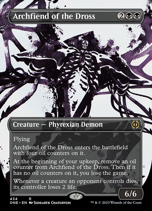 (ONE)Archfiend of the Dross(434)(Step&compleat)(ボーダーレス)(胆液)(F)/ドロスの魔神