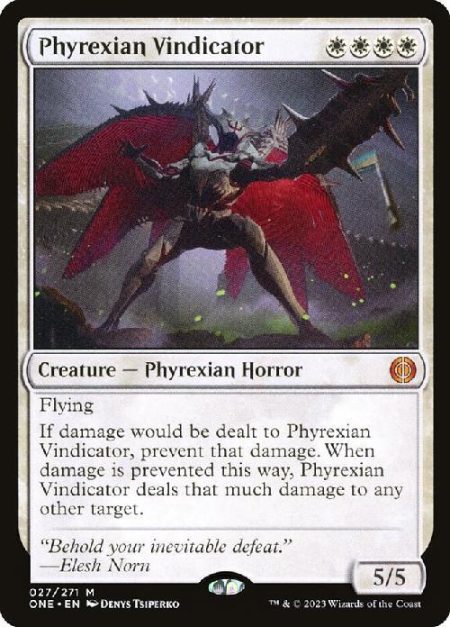 (ONE)Phyrexian Vindicator(プロモP)(F)/ファイレクシアの立証者