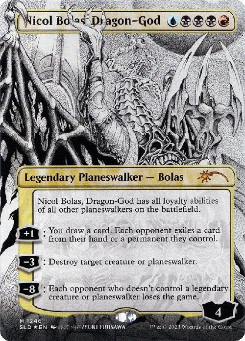 (SLD)Nicol Bolas Dragon-God(ボーダーレス)(1246)(F)/龍神、ニコル・ボーラス