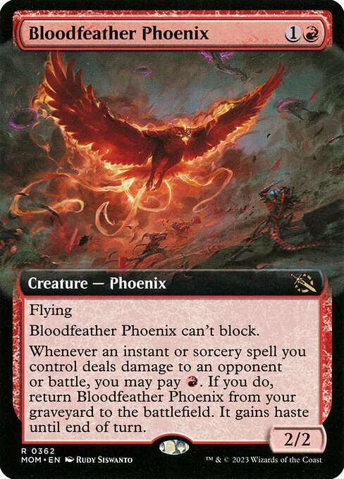 (MOM)Bloodfeather Phoenix(0362)(拡張枠)/血羽根のフェニックス