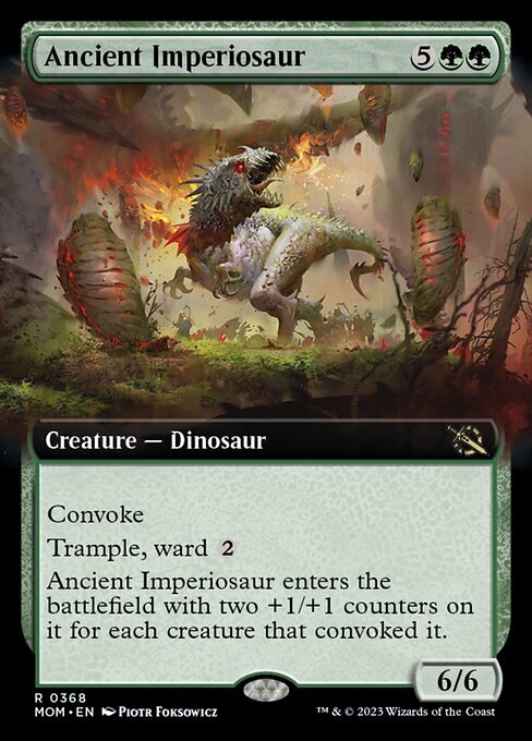 (MOM)Ancient Imperiosaur(0368)(拡張枠)(F)/古の放漫トカゲ