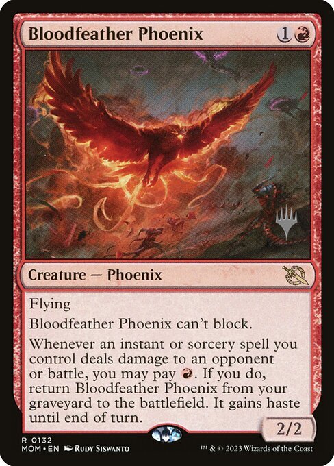 (MOM)Bloodfeather Phoenix(プロモP)/血羽根のフェニックス