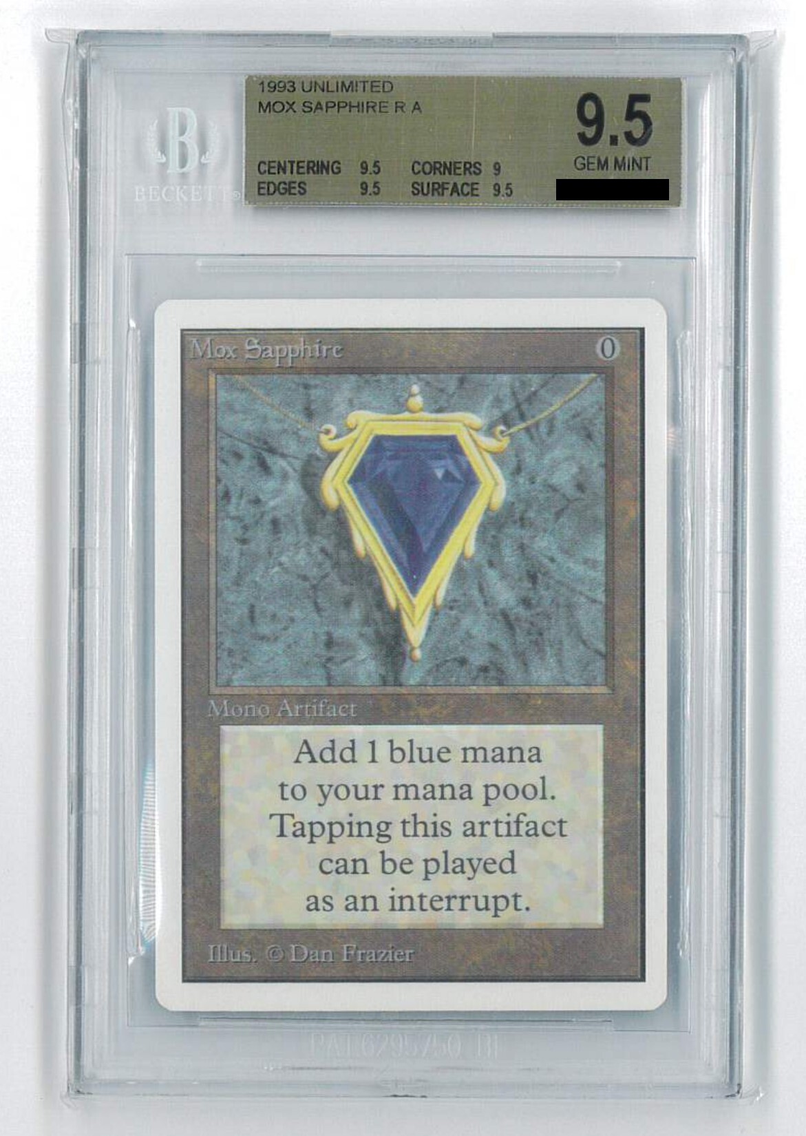 (2ED)Mox Sapphire(EN)(NM)(BGS9.5)/(未訳)