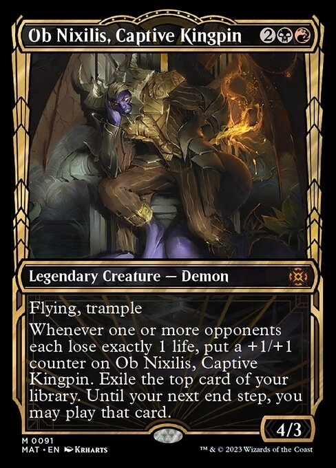 (MAT)Ob Nixilis Captive Kingpin(ショーケース)(0091)/囚われの黒幕、オブ・ニクシリス