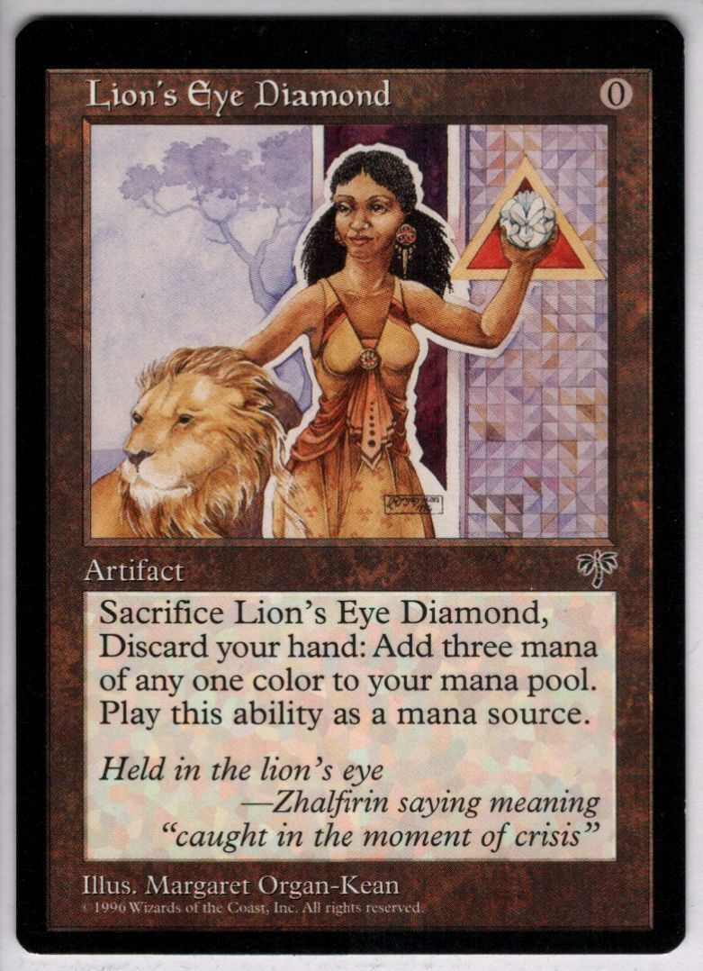 ライオンの瞳のダイアモンド/Lion's Eye Diamond - トレーディングカード