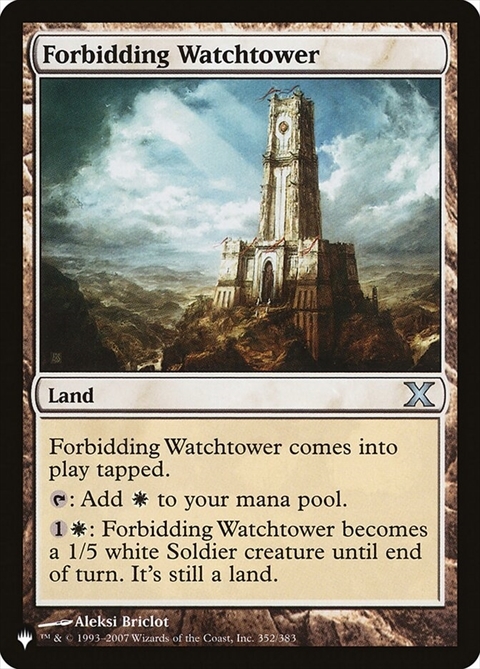 (LIST)Forbidding Watchtower(10E)/近づきがたい監視塔