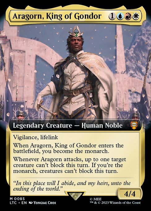 (LTC)Aragorn King of Gondor(0085)(拡張枠)(F)/ゴンドールの王、アラゴルン