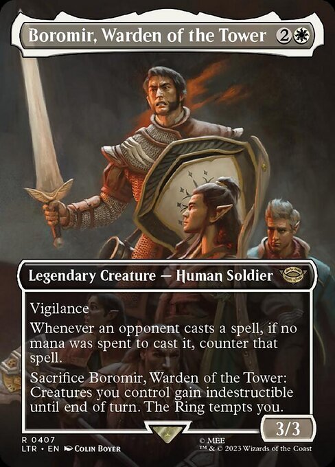 (LTR)Boromir Warden of the Tower(0407)(ボーダーレス)/塔の長官、ボロミア