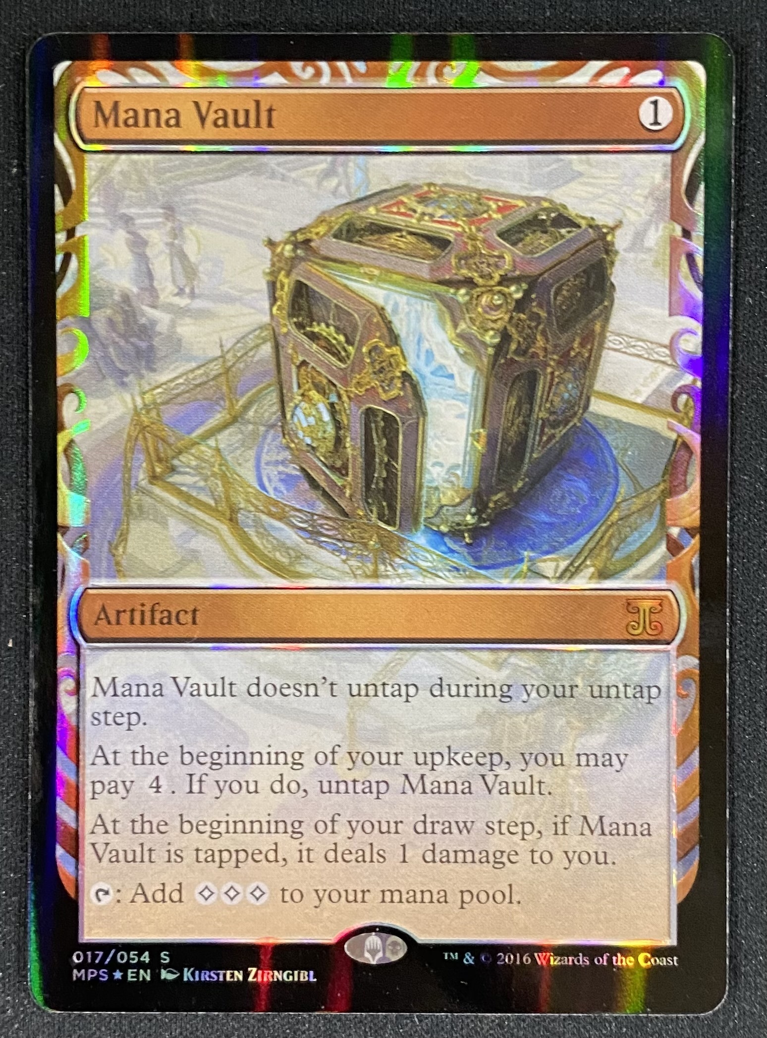 MPS)Mana Vault(F)(部分光沢)(NM-)(EN)/魔力の櫃 | 未登録 | ドラゴン