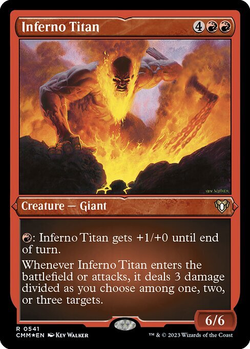 (CMM)Inferno Titan(0541)(ショーケース)(エッチング)(F)/業火のタイタン
