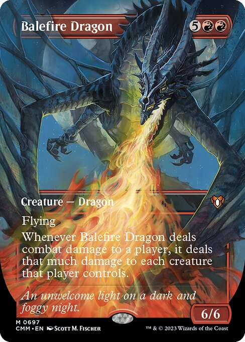 (CMM)Balefire Dragon(0697)(ボーダーレス)/災火のドラゴン