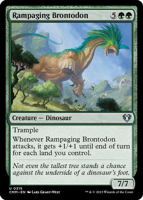 (CMM)Rampaging Brontodon/暴れ回るブロントドン