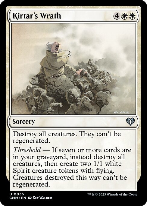 CMM)Kirtar's Wrath(F)/カーターの怒り | (FOIL)コモン・アンコモン