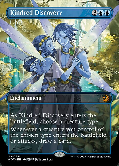 (WOT)Kindred Discovery(0089)(コンフェッティ)(ボーダーレス)(F)/同族の発見