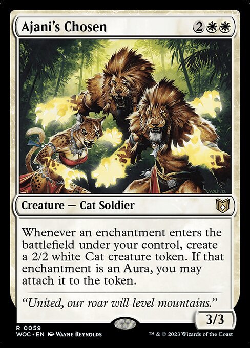 (WOC)Ajani's Chosen/アジャニに選ばれし者