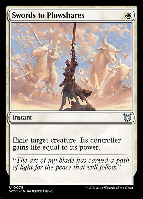 (WOC)Swords to Plowshares/剣を鍬に