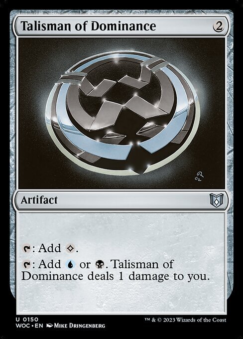 (WOC)Talisman of Dominance/威圧のタリスマン