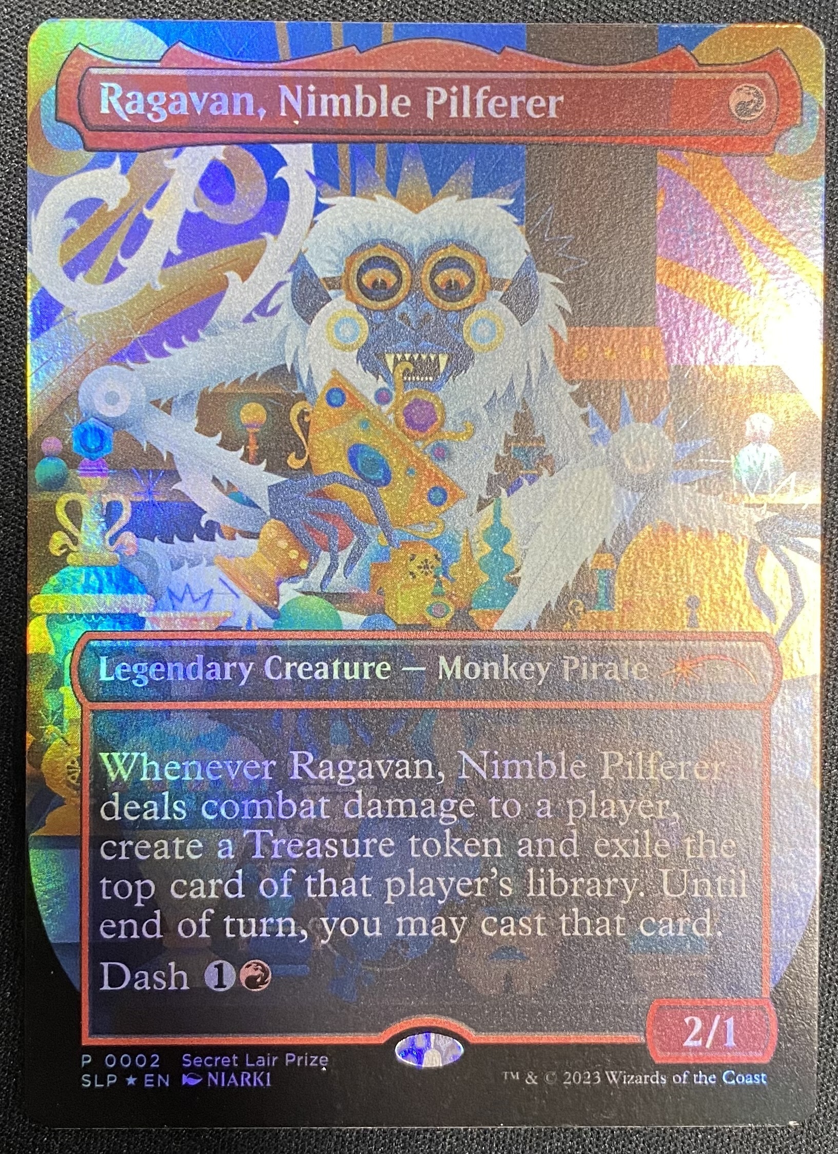 PSA9敏捷なこそ泥、ラガバンfoil Secret Lair Prize-