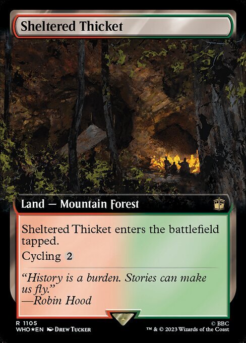 (WHO)Sheltered Thicket(1105)(拡張枠)(サージ)(F)/隠れた茂み
