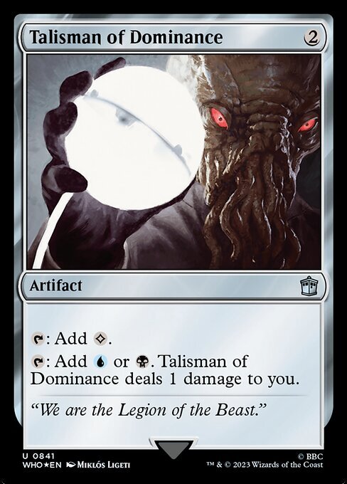 (WHO)Talisman of Dominance(0841)(サージ)(F)/威圧のタリスマン