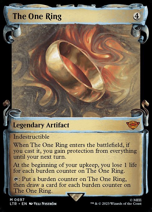 一つの指輪 MTG 指輪物語The one ring foil Bundle-