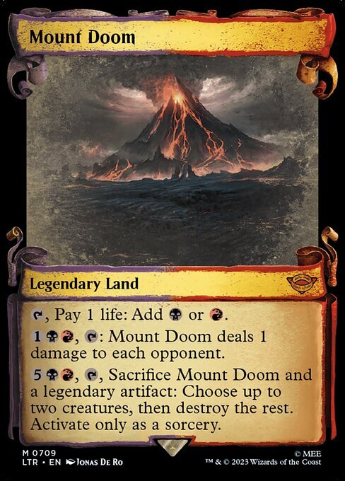 (LTR)Mount Doom(0709)(ショーケース)(巻物)/滅びの山