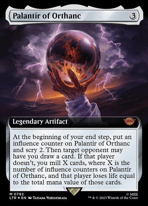 (LTR)Palantir of Orthanc(0792)(拡張枠)(サージ)(F)/オルサンクのパランティール