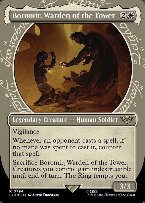 (LTR)Boromir Warden of the Tower(0794)(ショーケース)(指輪)(サージ)(F)/塔の長官、ボロミア