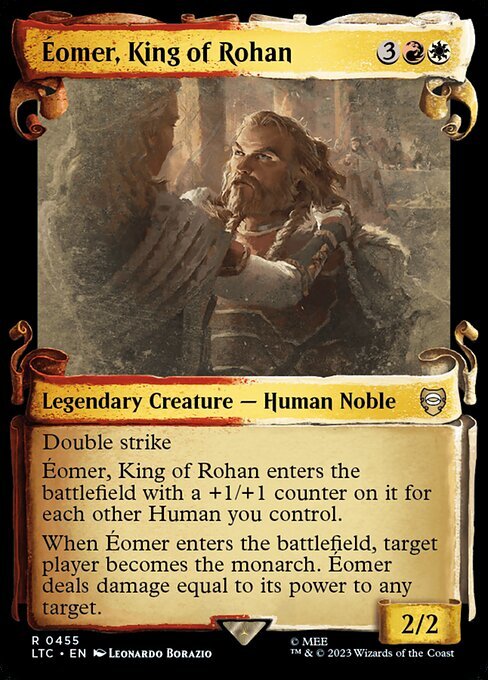 (LTC)Eomer King of Rohan(0455)(ショーケース)(巻物)/ローハンの王、エオメル