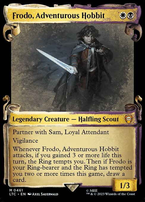 (LTC)Frodo Adventurous Hobbit(0461)(ショーケース)(巻物)/冒険好きなホビット、フロド