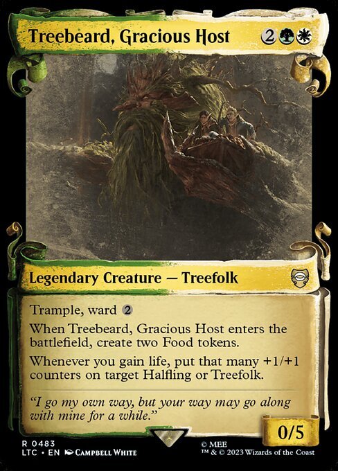 (LTC)Treebeard Gracious Host(0483)(ショーケース)(巻物)(F)/親切にもてなす者、木の鬚