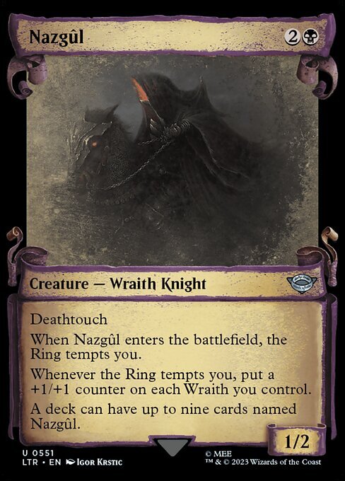 (LTR)Nazgul(0551)(ショーケース)(巻物)/ナズグル