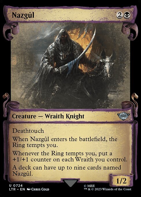 (LTR)Nazgul(0724)(ショーケース)(巻物)/ナズグル