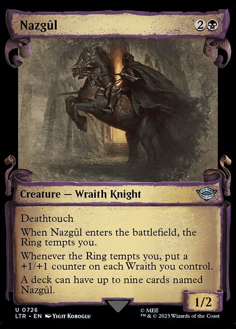 (LTR)Nazgul(0726)(ショーケース)(巻物)(F)/ナズグル