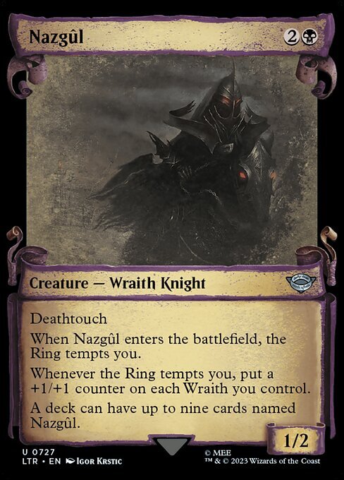 (LTR)Nazgul(0727)(ショーケース)(巻物)(F)/ナズグル