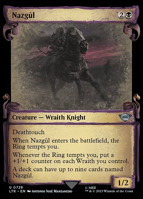 (LTR)Nazgul(0729)(ショーケース)(巻物)/ナズグル