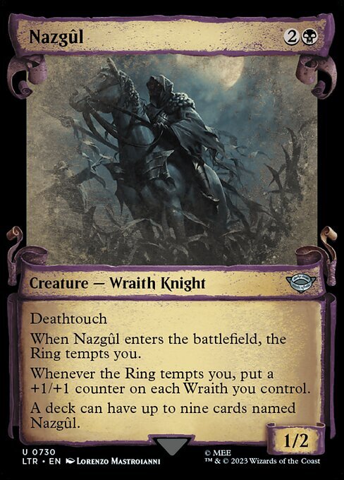 (LTR)Nazgul(0730)(ショーケース)(巻物)(F)/ナズグル