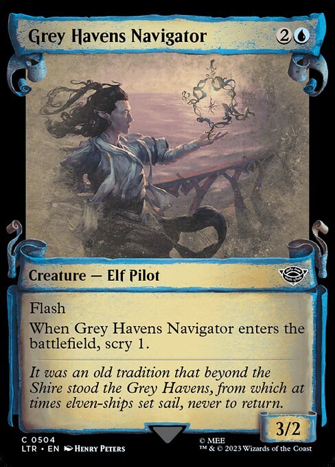 (LTR)Grey Havens Navigator(0504)(ショーケース)(巻物)(F)/灰色港の航海士