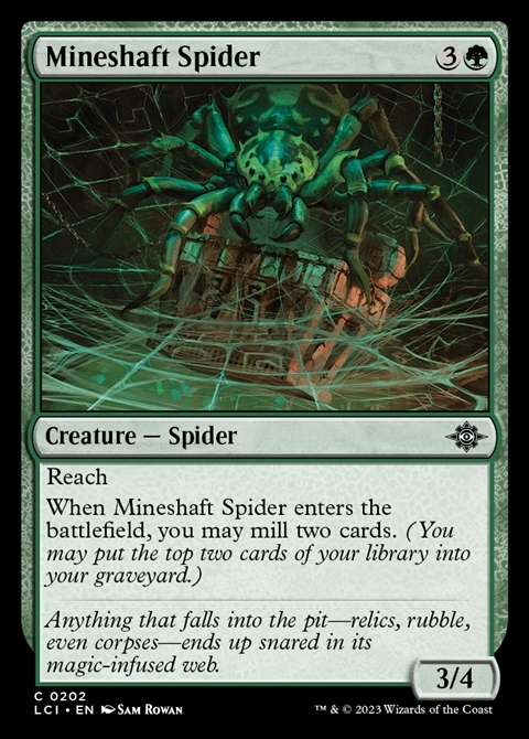 (LCI)Mineshaft Spider/竪坑の蜘蛛